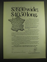 1971 French National Railroads Ad - $39.30 wide; $40.50 long - £14.61 GBP