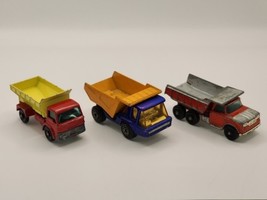 Vintage Lesney 3 Lot Matchbox Series #70,#23,48-Grit-Atlas-Dumper Trucks... - $20.09