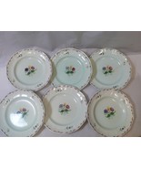 Set of 5 ADAMS China Medium Plates CALYX WARE English Ironstone LIGHT GREEN - £23.67 GBP