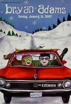 Bryan Adams Poster Fillmore January 2002 - $1,243.74 MXN