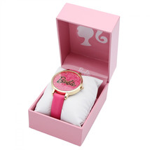 Barbie Logo Watch with Silicone Band Pink - £29.07 GBP
