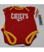 NFL Kansas City Chiefs Newborn 0-3 Months Baby 3 Pack Short Sleeve Bodys... - $27.15 CAD