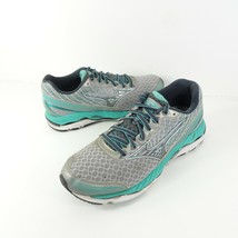 Mizuno Wave Paradox 2 Women&#39;s Running Shoes Size 7.5 Gray/Teal  - $22.49