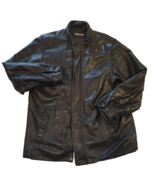 Kirkland Signature Leather Jacket Men&#39;s Medium Black Leather - $54.72 CAD