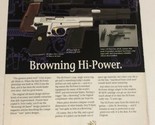 1995 Browning 9MM vintage Print Ad Advertisement pa20 - £6.22 GBP