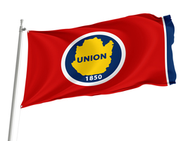Union County, Tennessee ,Size -3x5Ft / 90x150cm, Garden flags - $29.80