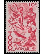 1947 FRENCH TOGO Stamp - 10c 1434  - $1.49