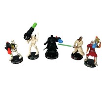 Star Wars AttackTix Lot of 5 Darth Vader Utapau Warrior Battle Droid Agen Kolar - £15.33 GBP