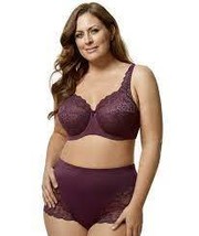 Elila Plum 2311 Stretch Lace Full Coverage Bra - £45.64 GBP