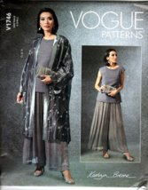 Vogue V1746 Misses S to L Kathryn Brenne Jacket, Top and Pants Sewing Pattern - £18.39 GBP