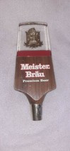 Meister Brau Premium Beer Beer Tap Handle  Wood / Acrylic  - £18.24 GBP