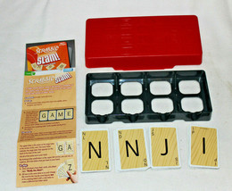 2008 Parker Brothers Scrabble Slam! Card Game In Storage Tray Complete No Box - $34.49