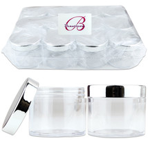 2Oz/60G/60Ml (36Pc) High Quality Acrylic Leak Proof Container Jars W/Sil... - £67.93 GBP