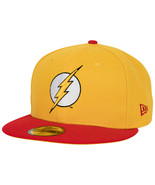 The Flash Logo DC Comics Yellow Colorway New Era 59Fifty Fitted Hat Yellow - £39.31 GBP