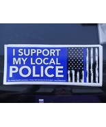 2 Pieces  I Support My Local Police Blue Line Stickers 8.5 X 3.5 (2 stic... - €1,68 EUR