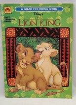Vintage 1994 Golden Book Disney&#39;s The Lion King Coloring Book 3437 - £5.48 GBP