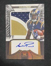 Isiah Pead 2012 Crown Royale Silver Rc 3 Color Patch Auto 50/99 Rams - £25.95 GBP