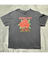 Organic Generation Blooming Rose Festival T-Shirt Tee Mens XL Black Doub... - $37.99