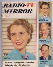 ORIGINAL Vintage August 1952 Radio TV Mirror Magazine Audrey Totter - £15.81 GBP