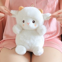 Cute Sheep Plush Dolls Rabbit Fur Alpaca Toys Stuffed Soft Animal Pillow Birthda - £10.21 GBP