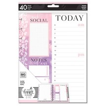 The Happy Planner Girl Refill Paper Social Notes Today Hourly Classic 40 Sheets - £9.10 GBP
