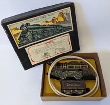 Vintage 1950&#39;s NOMURA (TN) Japan Tin Litho Battery Op. ELECTRIC CABLE TR... - £99.91 GBP