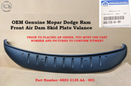 OEM Mopar Front Bumper Valance 2011-2018 Dodge Ram 1500 Sport and Expres... - $113.80
