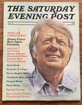 The Saturday Evening Post Magazine Jimmy Carter Born Again Christian April 1977 - £7.89 GBP