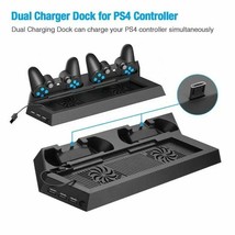 Ps4 Cooling Station Vertical Stand 2 Controller Charging Dock For Playstation 4 - £21.57 GBP