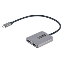 StarTech.com USB-C to Dual HDMI Adapter, USB Type-C Multi-Monitor MST Hub, Dual  - £54.47 GBP