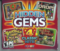  Hidden Gems 4 Classic Hits! (PC CD-ROM, 2010, Twistingo, DROP!, etc.) New - £14.77 GBP