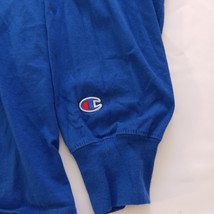 Champion Authentic Athleticwear Men's Blue Cotton T-Shirt Long Sleeve Size XL image 4