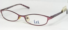 L.E.I. Lei 102 505 Eggplant Purple Eyeglasses Frame LEI102 50-16-125mm (Notes) - £31.55 GBP