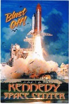 Cape Canaveral Florida Postcard Blast Off Kennedy Space Center Endeavor Pad 39B - £1.71 GBP