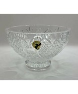 Waterford Crystal Wedding Heirloom Collection Footed 6&quot;  Bowl Hearts Pin... - £54.89 GBP