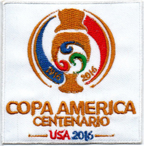 2016 Copa America Centenario USA Football Badge Iron On Embroidered Patch - £7.98 GBP
