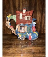 Fitz And Floyd Old Woman In A Shoe  Vintage Teapot 1995  #458/1500 - £75.52 GBP