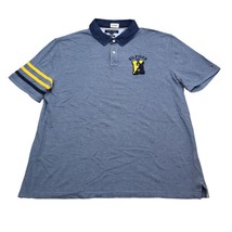 Tommy Hilfiger Shirt Mens 2XL XXL Blue Yellow Polo Golf Logo Hike Spell ... - £14.85 GBP