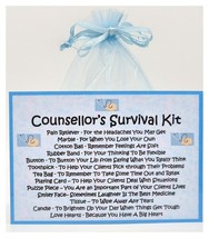 Counsellor’s Survival Kit - Fun, Novelty Gift &amp; Greetings Card / Secret Santa - £6.48 GBP