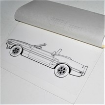 1970 Shelby Gt 500 ~ Automotive Illustrator Original Artwork / Line Drawing - $17.77