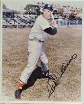 TED WILLIAMS SIGNED Photo - BHOF -  Boston Red Sox -  The Kid, The Splen... - $149.00