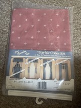 70s Everlon Mayfair Collection Balloon Valance Curtain Dusty Rose 86”x22... - $342.31 MXN