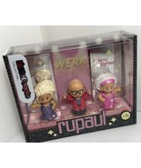 New Little Collector People Rupaul Special Edition 3 Figure Set Display ... - £6.11 GBP