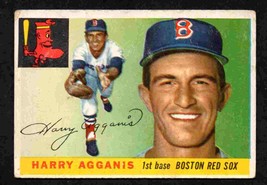 Boston Red Sox Harry Agganis Rookie Card RC 1955 Topps #152 good - £20.93 GBP