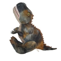 The Petting Zoo T-Rex Dinosaur Plush Stuffed Animal Mottled Brown Gray 2... - $10.60