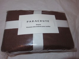 2 Parachute Flax Linen King Shams Raisin - £45.72 GBP