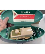 VINTAGE Singer Buttonholer Sewing Machine Attachments with Templates - €15,45 EUR