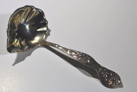 Baker Manchester Sterling Art Nouveau Cream Sauce Ladle Daffodil Pattern 4 1/2&quot; - £59.35 GBP