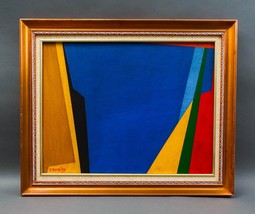 Saliba Douaihy (Lebanese, 1915-1994) Signed Abstract Oil On Canvas Painting - £39,317.79 GBP