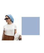 LIGHT BLUE SOLID 22&quot; BANDANA Head Neck Wrap Scarf Face Mask Handkerchief... - $7.49